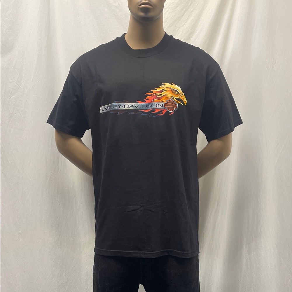 Cape Fear Harley-Davidson Black Short Sleeve Tee Shirt NWT
